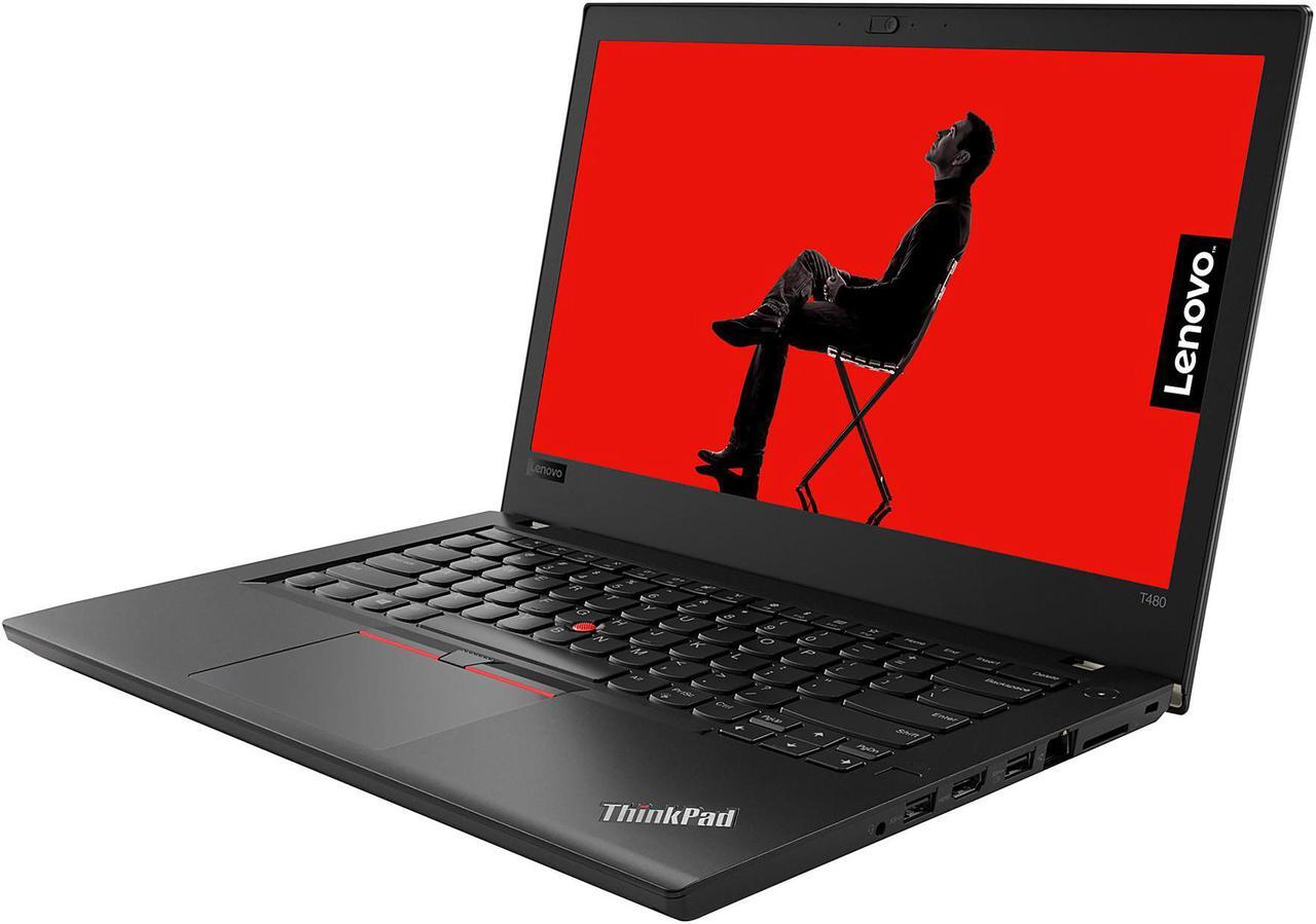 Alt view image 2 of 4 - Lenovo ThinkPad T480, 14" FHD Laptop, Intel Core i5-7200U @ 2.50 GHz, 32GB DDR4, 500GB HDD, Bluetooth, Webcam, Microsoft Windows 10 Pro 64-bit