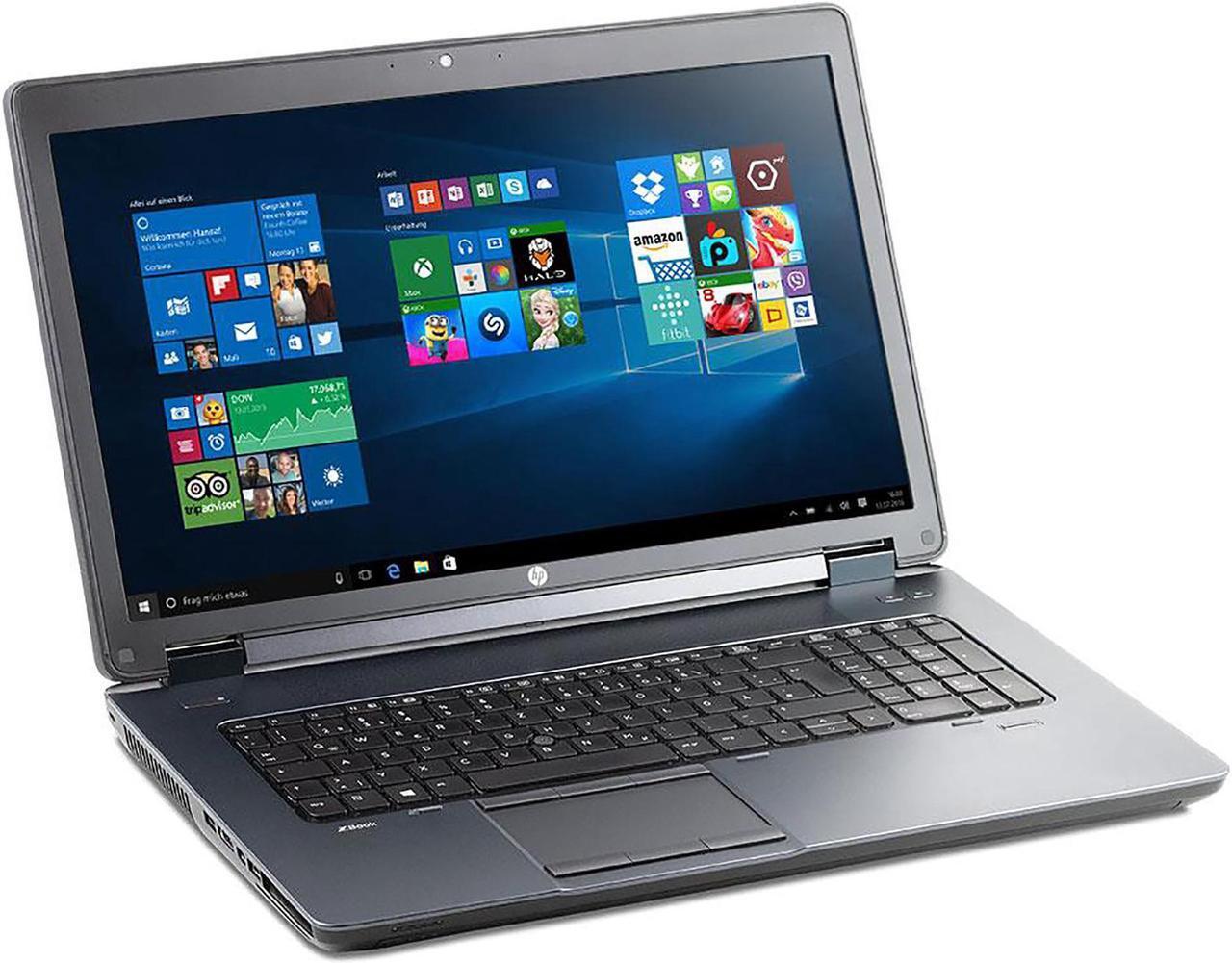 Alt view image 2 of 4 - HP ZBook 17 G2, 17.3" HD+ Laptop, Intel Core i7-4810MQ @ 2.80 GHz, 16GB DDR4, 1TB HDD, DVD-RW, Bluetooth, Webcam, Microsoft Windows 10 Home 64-bit