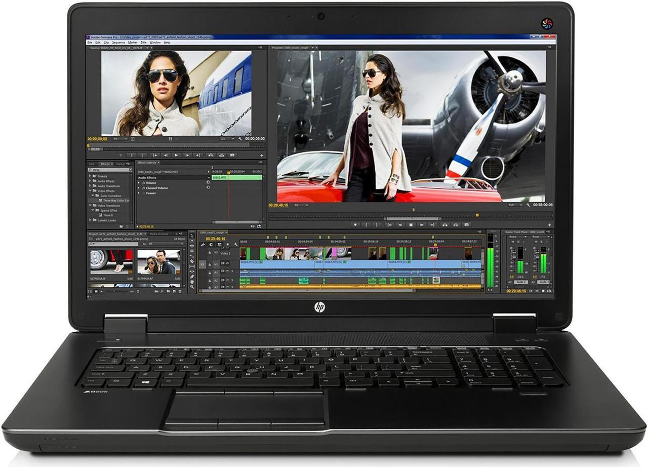 Main image of HP ZBook 17 G2, 17.3" HD+ Laptop, Intel Core i7-4810MQ @ 2.80 GHz, 16GB DDR4, 1TB HDD, DVD-RW, Bluetooth, Webcam, Microsoft Windows 10 Home 64-bit