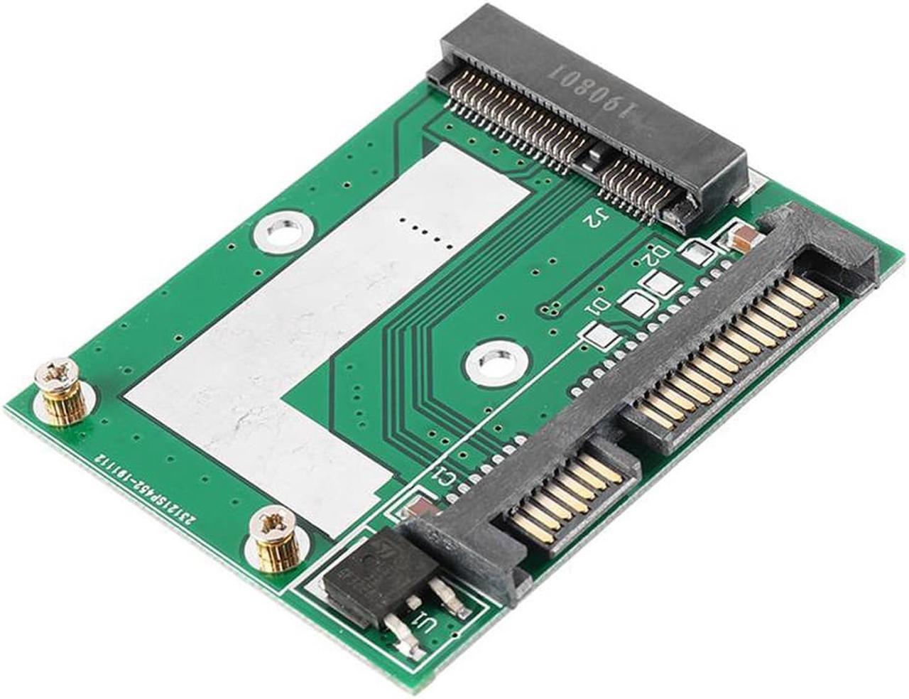 Alt view image 4 of 7 - MSATA SSD to 2.5 Inch SATA 6.0GPS Adapter Converter Card Module Board Mini Pcie SSD Compatible SATA3.0Gbps/SATA 1.5Gbps