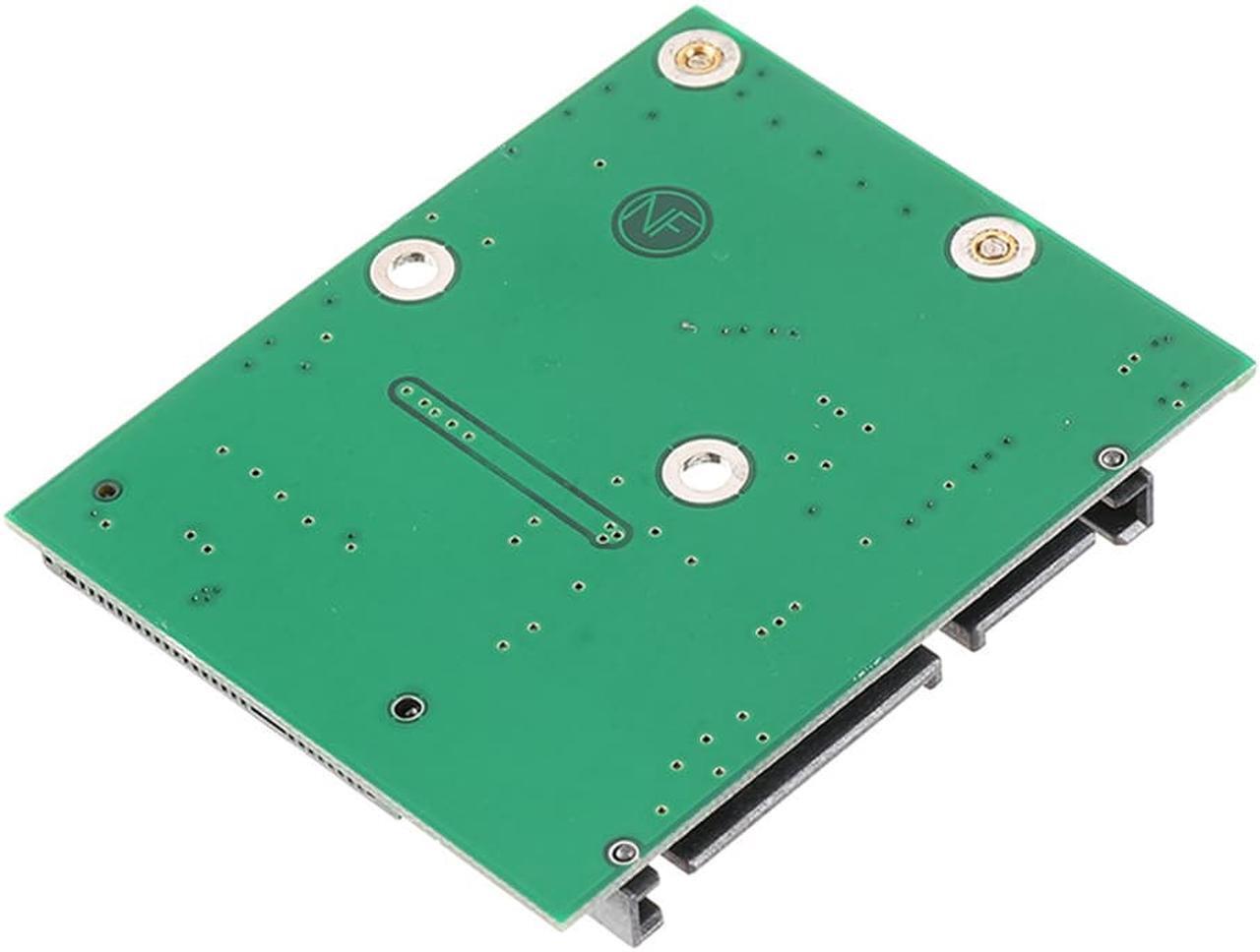 Alt view image 2 of 7 - MSATA SSD to 2.5 Inch SATA 6.0GPS Adapter Converter Card Module Board Mini Pcie SSD Compatible SATA3.0Gbps/SATA 1.5Gbps