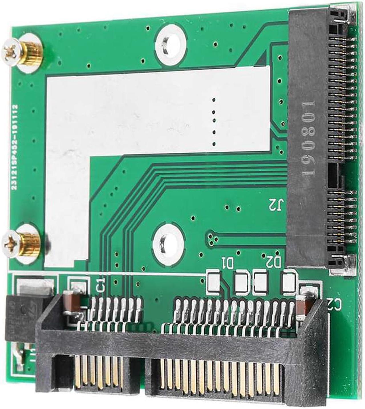 Alt view image 5 of 7 - MSATA SSD to 2.5 Inch SATA 6.0GPS Adapter Converter Card Module Board Mini Pcie SSD Compatible SATA3.0Gbps/SATA 1.5Gbps
