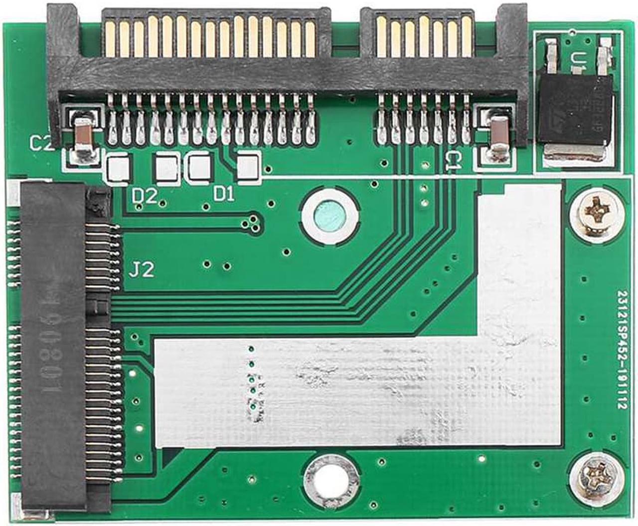 Alt view image 3 of 7 - MSATA SSD to 2.5 Inch SATA 6.0GPS Adapter Converter Card Module Board Mini Pcie SSD Compatible SATA3.0Gbps/SATA 1.5Gbps