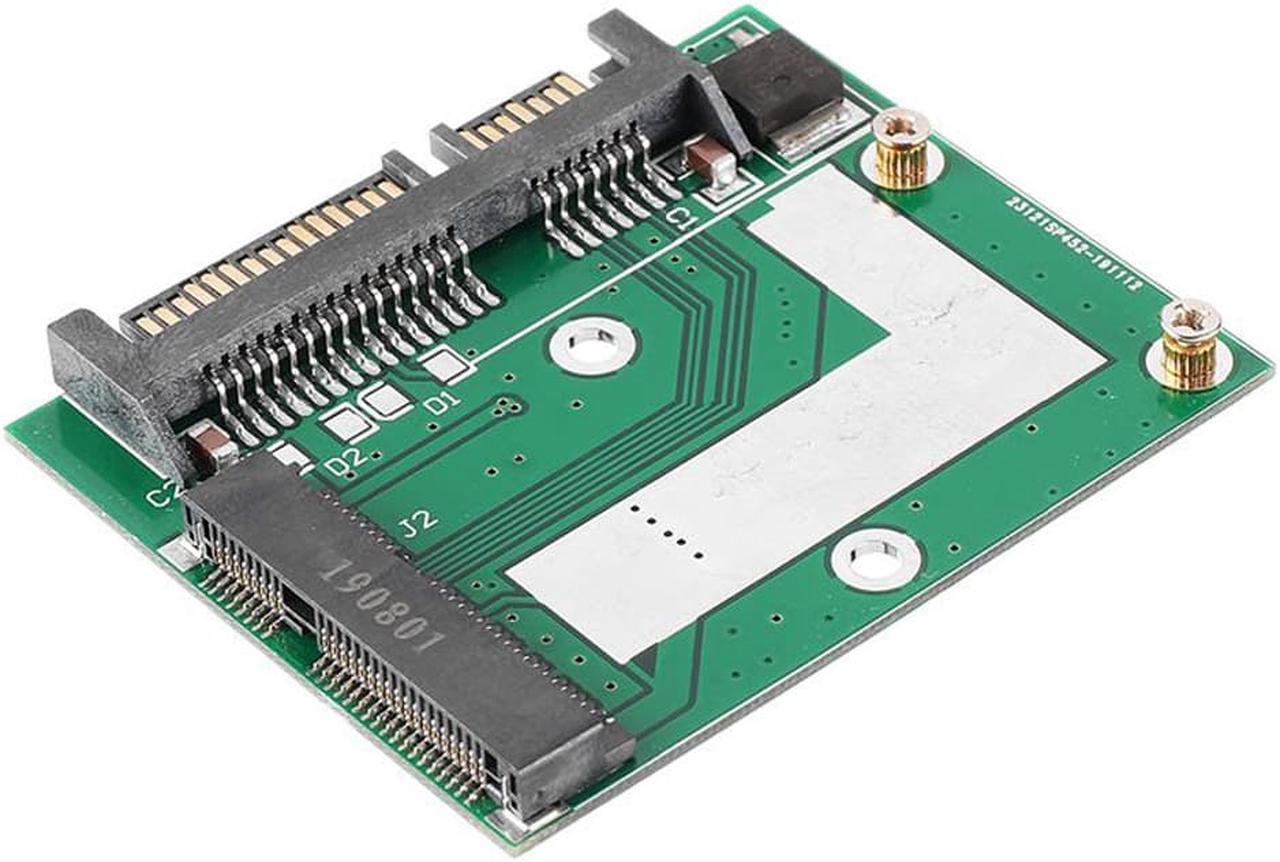 Alt view image 6 of 7 - MSATA SSD to 2.5 Inch SATA 6.0GPS Adapter Converter Card Module Board Mini Pcie SSD Compatible SATA3.0Gbps/SATA 1.5Gbps