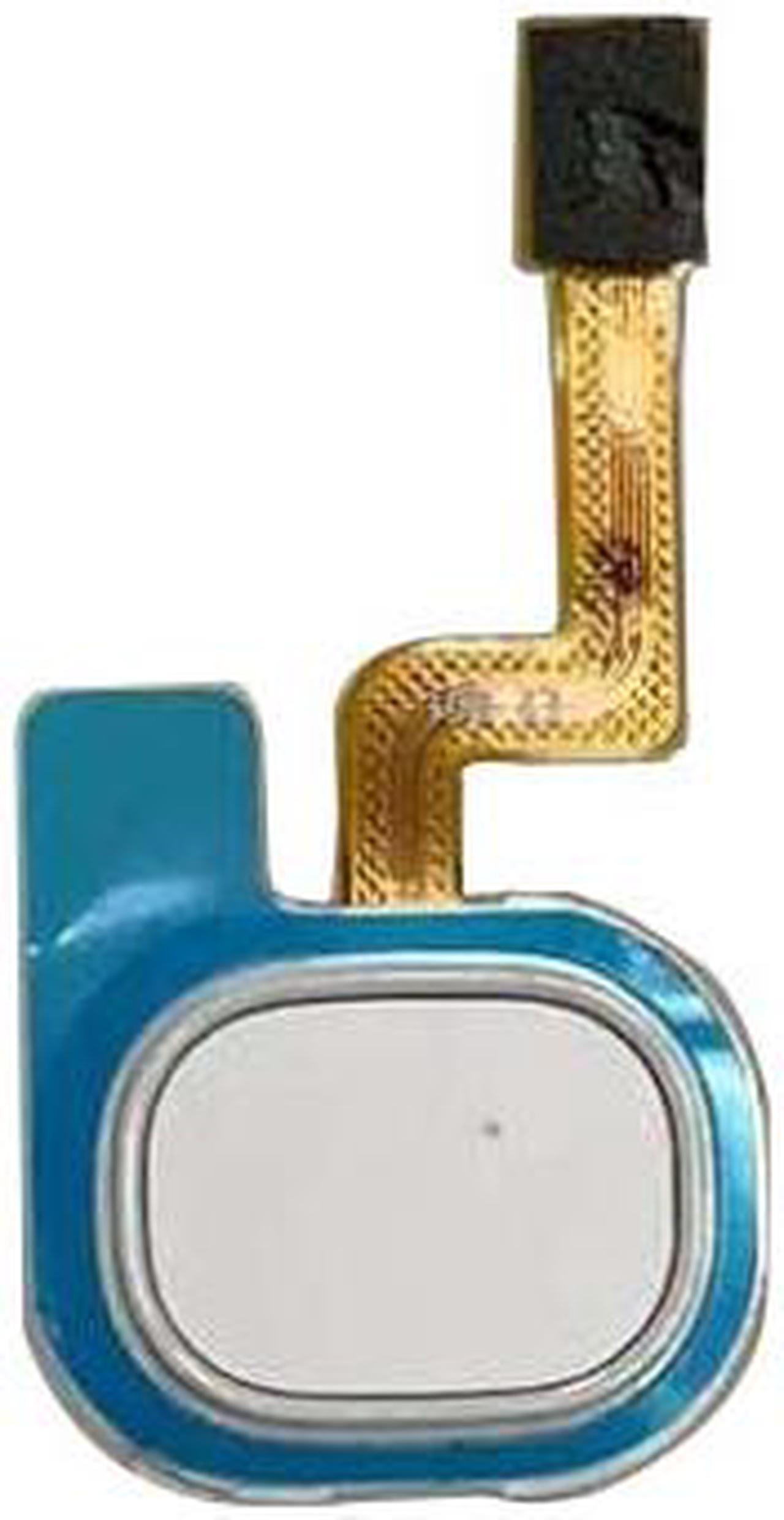 Main image of Touch ID Fingerprint Sensor scanner Home Return Key Menu Button Flex Cable For Samsung Galaxy A21s A217 (White)
