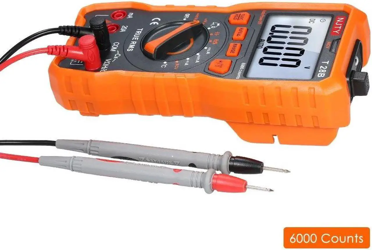 Alt view image 7 of 7 - NJTY T28B Digital Multimeter 6000 Counts Auto Range Non Contact Multi Meter