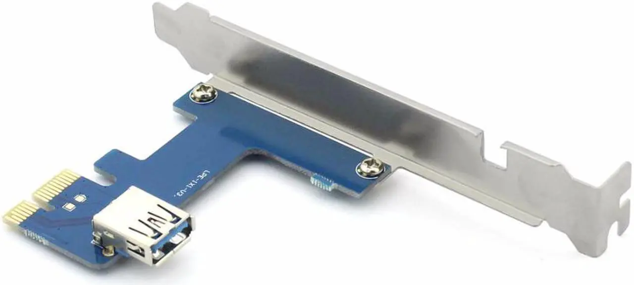 Alt view image 4 of 7 - PCIe 1 to 4 PCI Express 1X Slots Riser Card Mini ITX to External 4 PCI-e Slot Adapter PCIe Port Multiplier Card