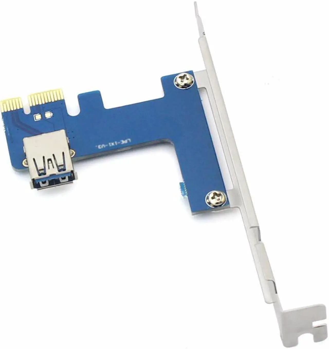 Alt view image 6 of 7 - PCIe 1 to 4 PCI Express 1X Slots Riser Card Mini ITX to External 4 PCI-e Slot Adapter PCIe Port Multiplier Card