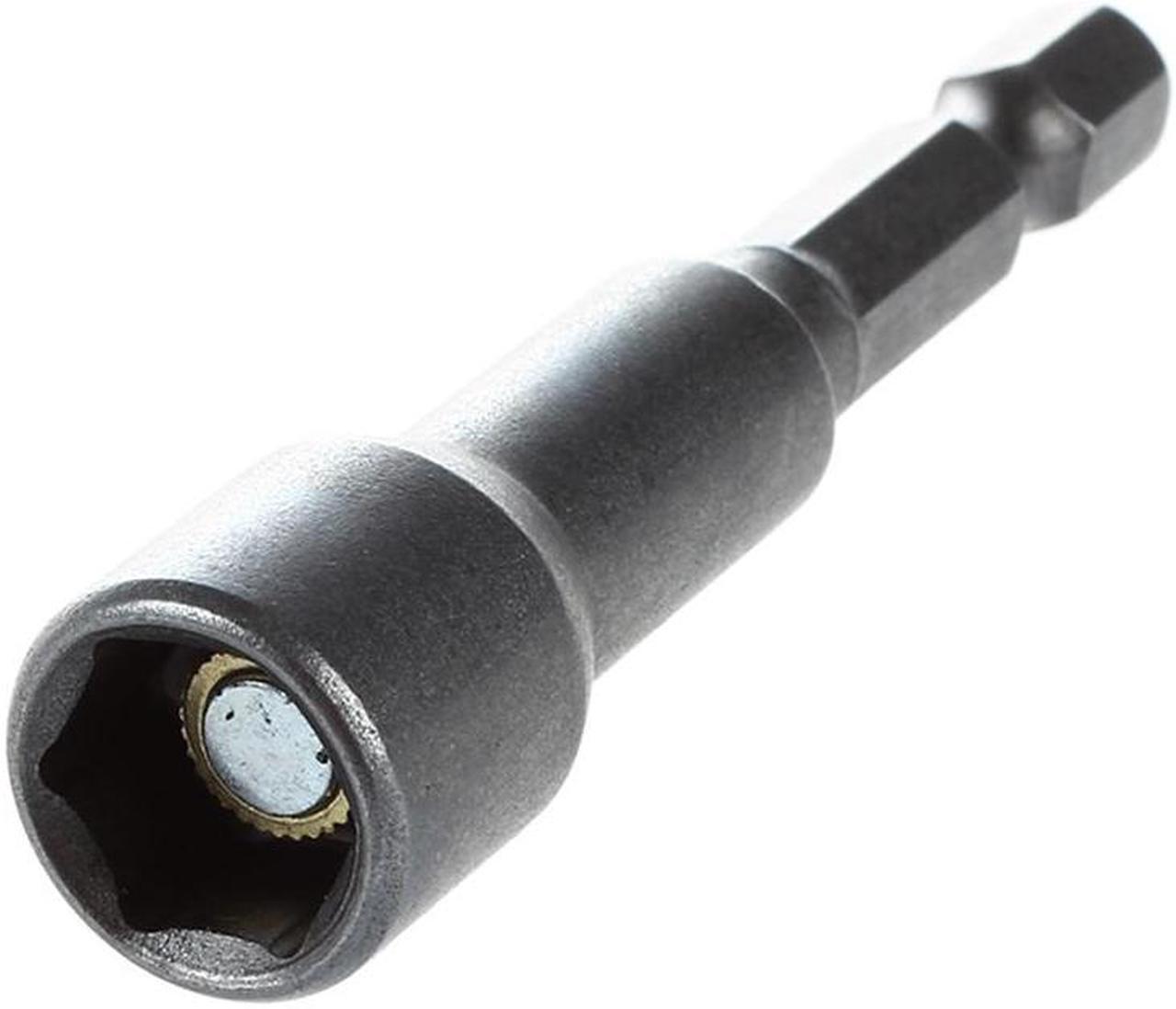 Alt view image 2 of 4 - 2Pcs 1/4 Shank Magnetic 10mm Socket Wrench Hex Nut Driver Bit