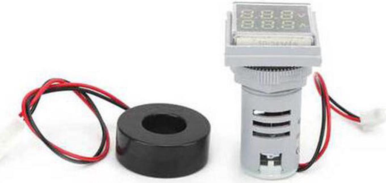 Main image of AD16-22FVA 2 in 1 Voltmeter Ammeter Voltage Current Meter Tester Measuring Indicator Digital Ammeter Voltmeter Voltage Tester - White