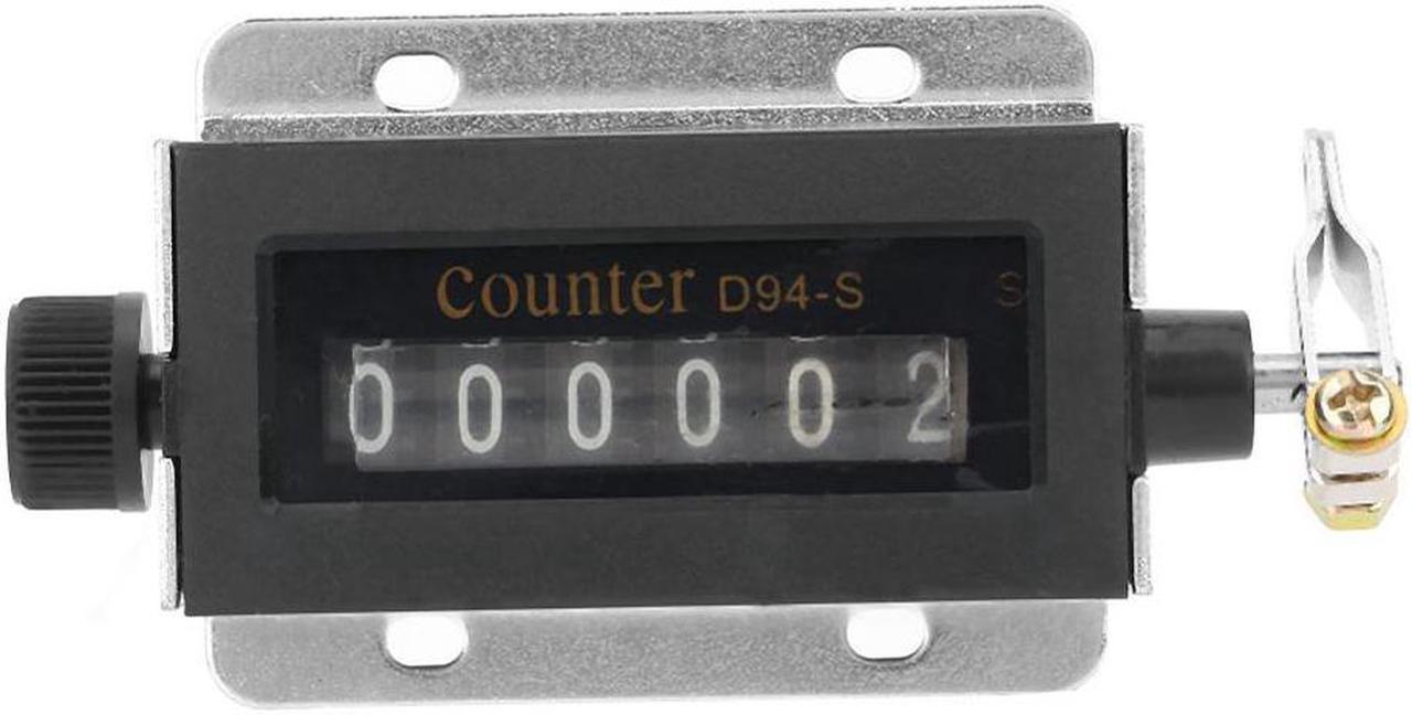 Alt view image 7 of 7 - D94-S 6 Digit Mechanical Counter Resettable Mechanical Pulling Counter 0-999999