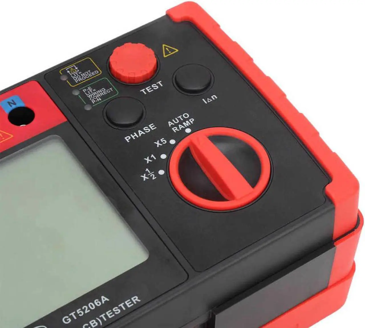 Alt view image 5 of 7 - GT5206A Leakage Protector Tester 230V/50Hz Digital RCD (ELCB) Tester Leakage Protection Switch Detector Testing Instrument