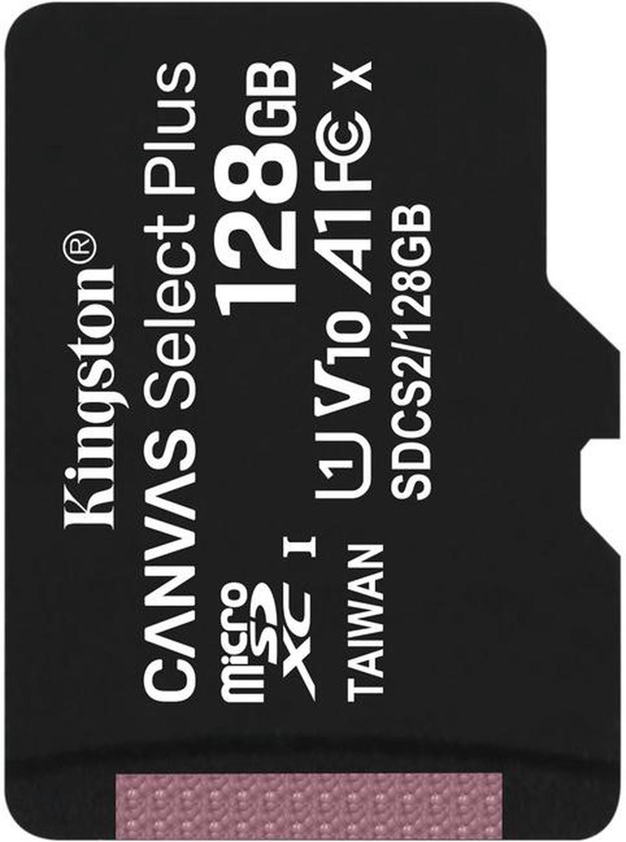 Kingston Canvas Select Plus 128GB microSDXC Memory (Flash Memory) Model SDCS2/128GBSP