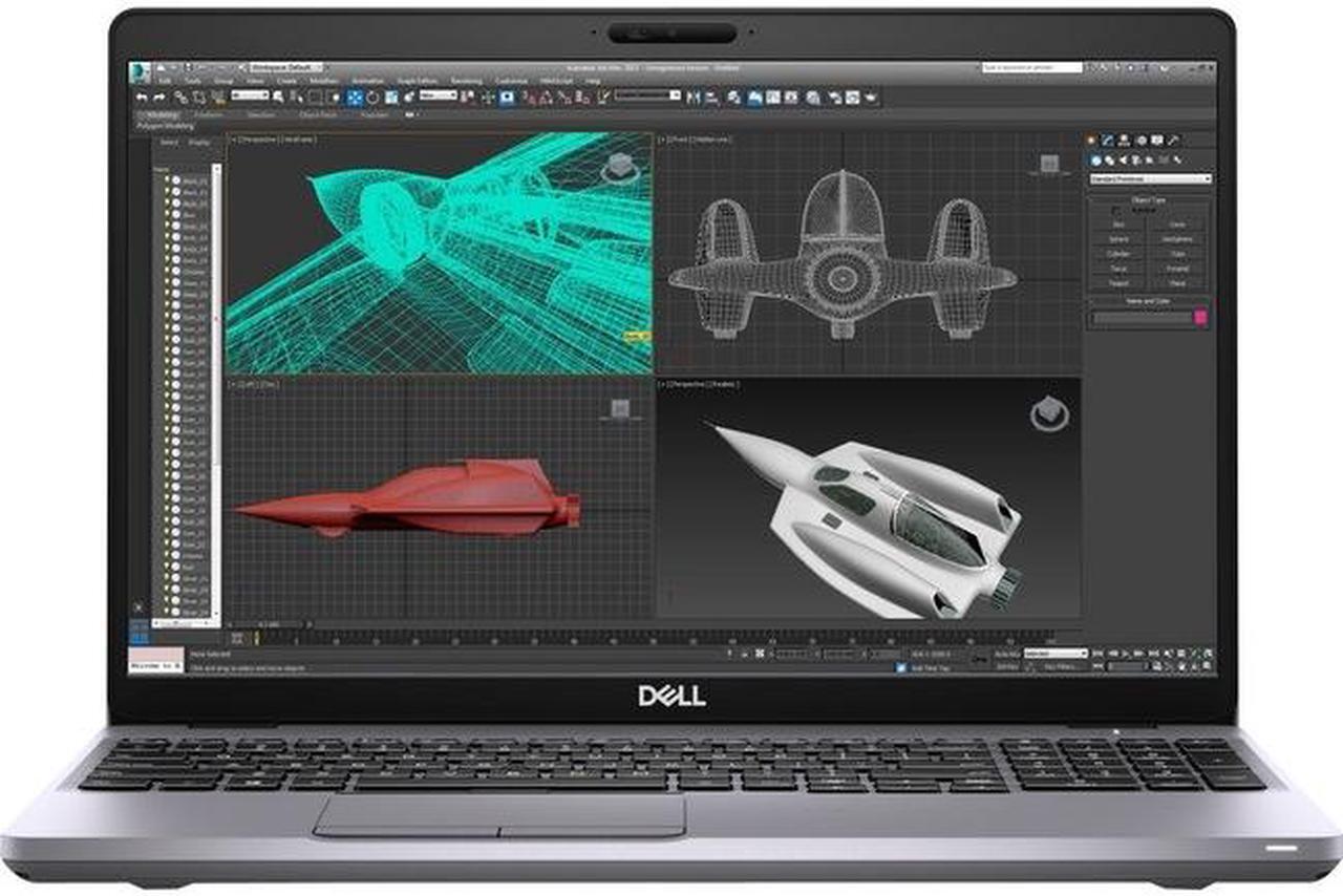Alt view image 2 of 2 - DELL Precision 3551 Mobile Workstation Intel Core i7-10750H 16GB Memory 512 GB PCIe SSD NVIDIA Quadro P620 15.6" Non-Touch Screen Windows 10 Pro 64-bit 8JGC7