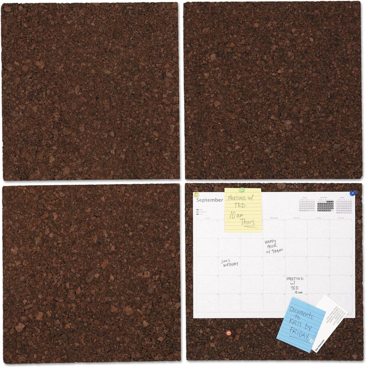 Alt view image 3 of 8 - Universal Cork Tile Panels - UNV43403