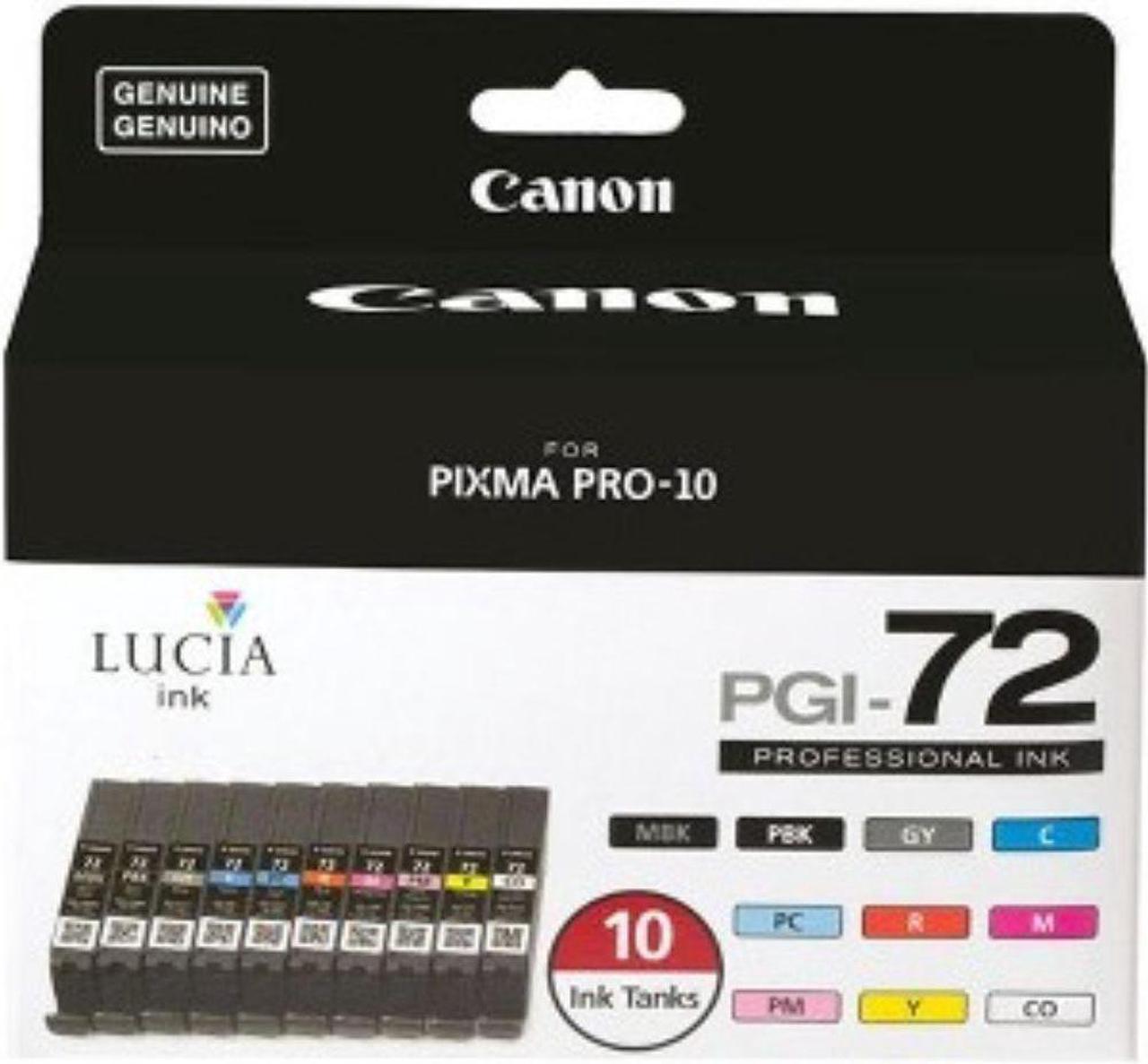 Alt view image 3 of 3 - Canon LUCIA PGI-72 Ink Cartridge - Matte Black, Photo Black, Gray, Cyan, Magenta, Yellow, Photo Cyan, Photo Magenta, Red, Chroma Optimizer