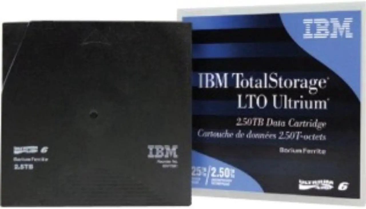 Alt view image 3 of 7 - IBM LTO Ultrium 6 Data Cartridge (00V7590) - 2.5TB/6.25TB Native/Compressed Capacity