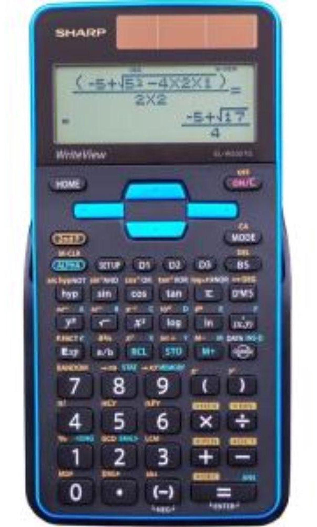Alt view image 7 of 11 - Sharp EL-W535TGBBL Scientific Calculator 16-Digit LCD ELW535TGBBL
