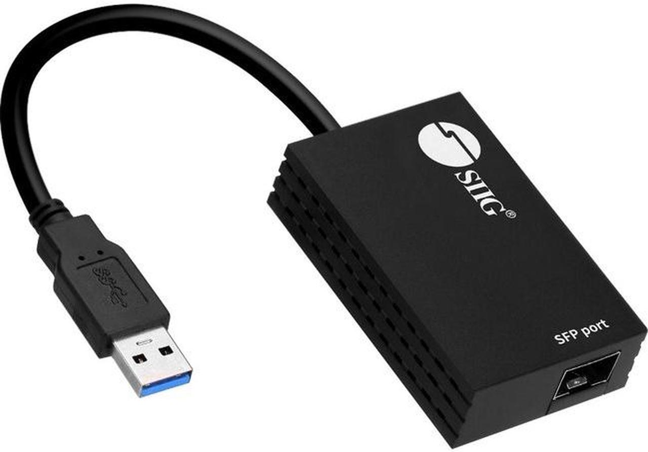 Main image of SIIG USB 3.0 to SFP Gigabit Ethernet Adapter JUNE0B11S1