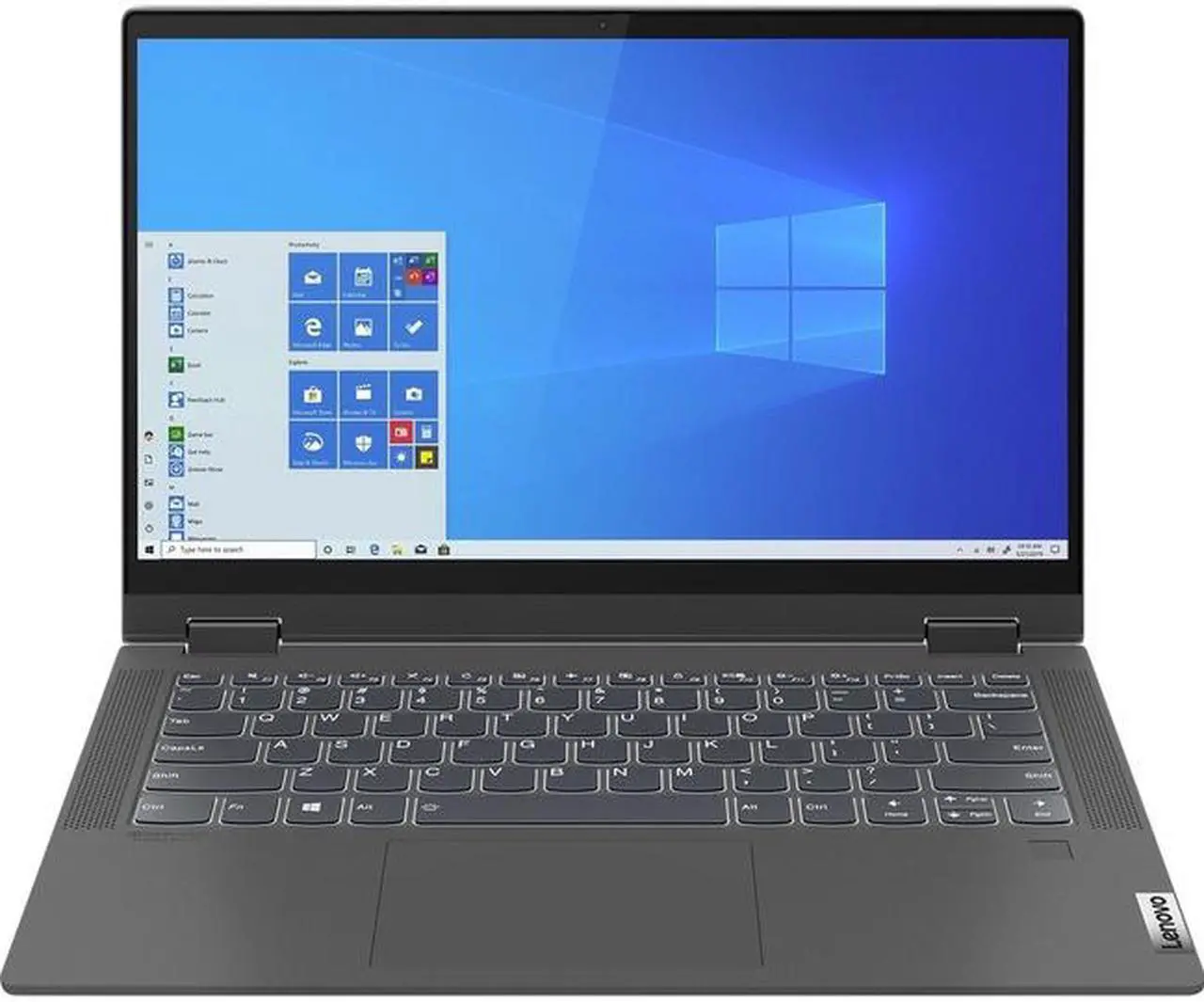 Alt view image 8 of 20 - Lenovo IdeaPad Flex 5 14" 2-in-1 Touchscreen Laptop Intel Core i3-1005G1 8GB RAM 256GB SSD Graphite Grey