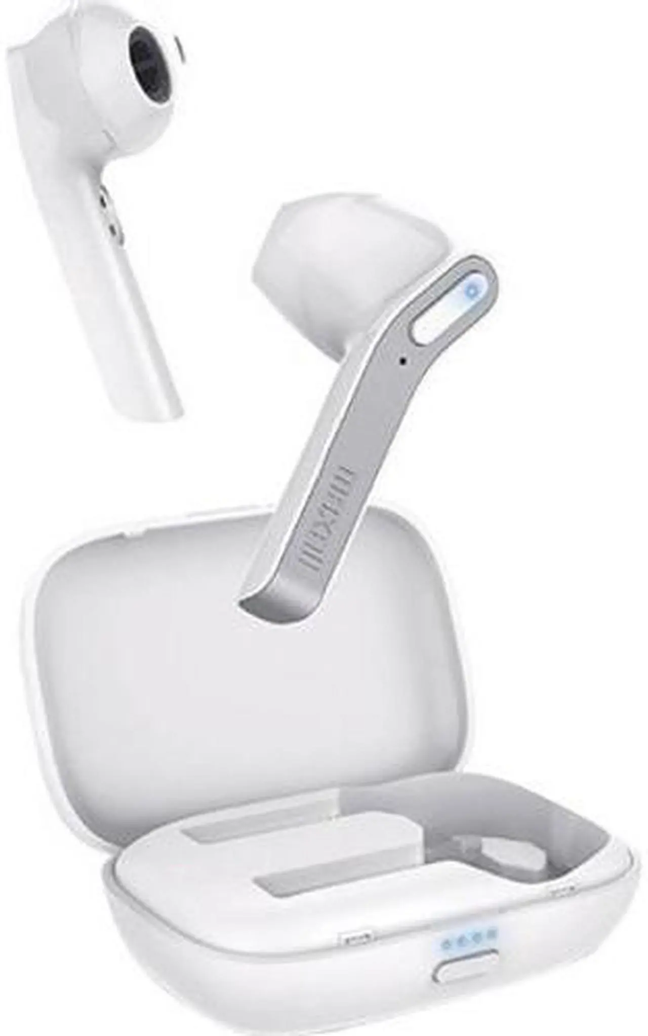 Alt view image 6 of 12 - Jelleez True Wireless Earbuds Bluetooth Connectivity Comfort Fit- White