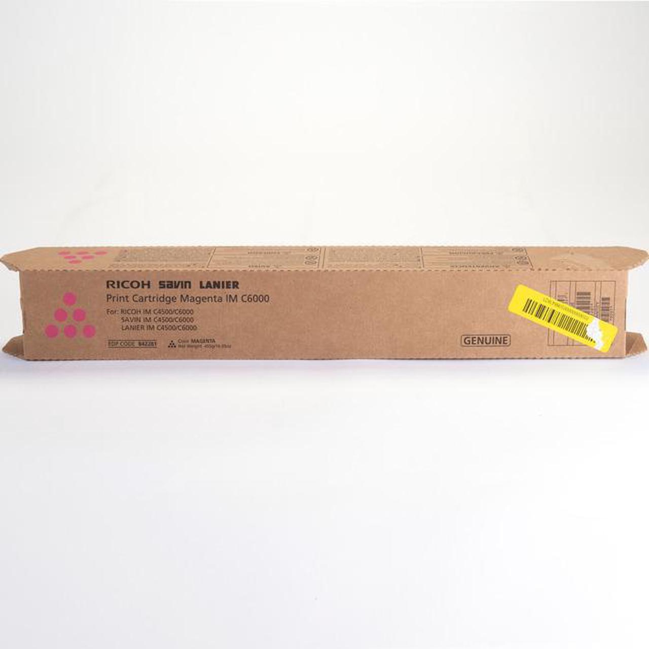 RICOH 842281 RICOH MAGENTA TONER FOR USE IN IMC4500 IMC6000 ESTIMATED YIELD 22,500 PAGES