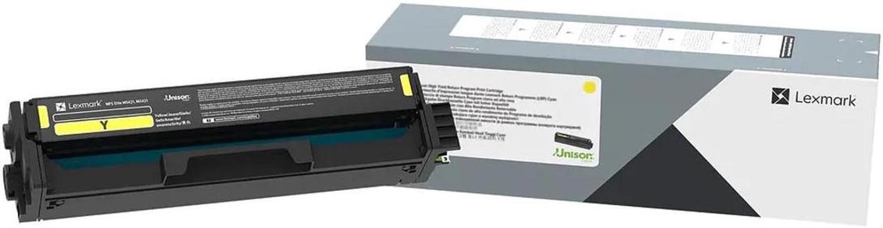 Main image of Lexmark C340X40 Laser Toner Cartridge Yellow in Retail Packaging