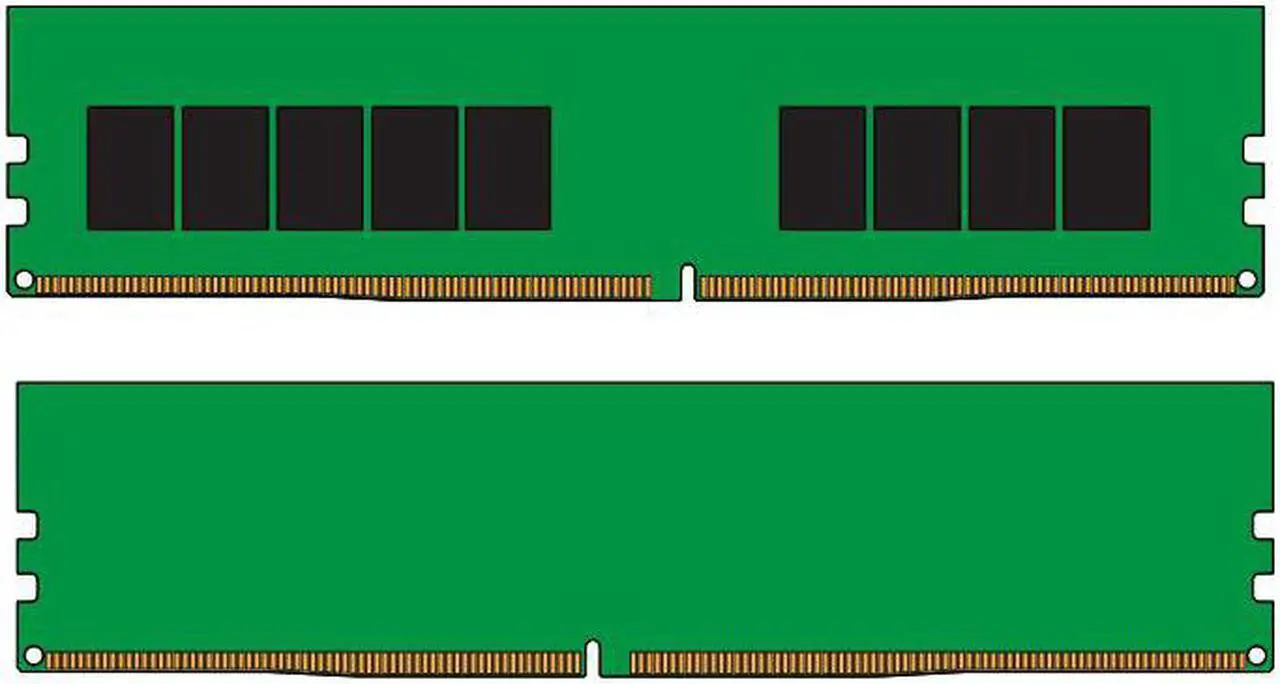 Alt view image 2 of 16 - Kingston 8GB DDR4 2666MHz 288pin ECC DIMM Memory Module KSM26ES88HD