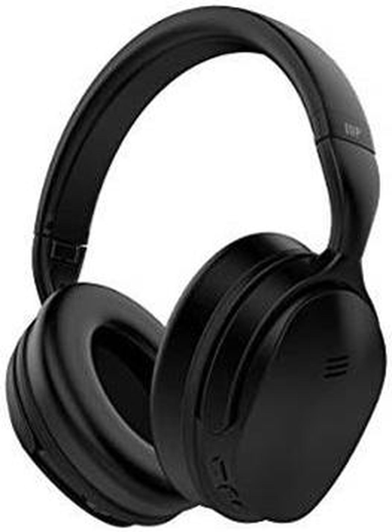 Monoprice BT-300ANC Wireless Over Ear Headphones - Black With (ANC) Active Noise Cancelling, Bluetooth, Extended Playtime