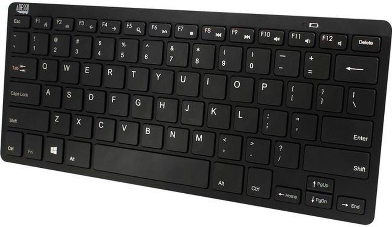 Adesso Bluetooth Wireless SlimTouch Mini Keyboard WKB1100BB