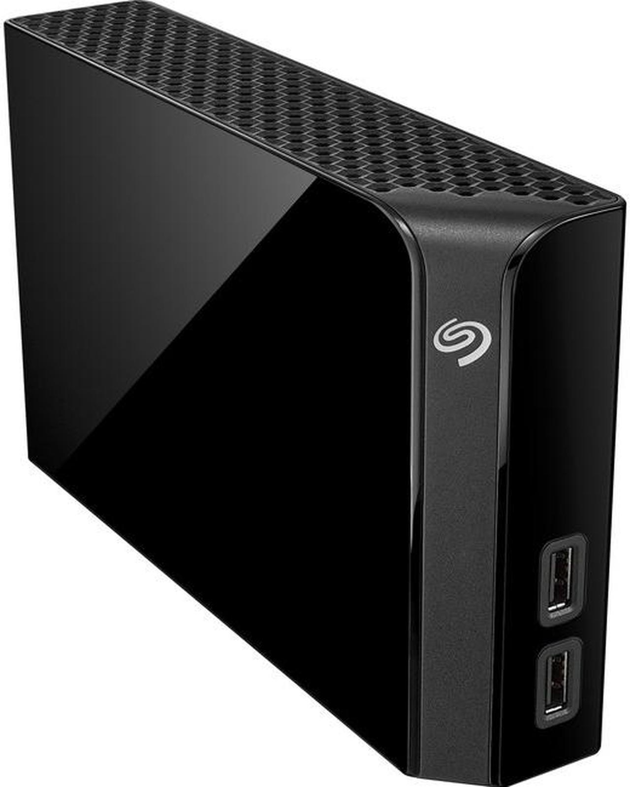 Alt view image 8 of 12 - Seagate Backup Plus Hub 14TB USB 3.0 Desktop External Hard Drive STEL14000400 Black