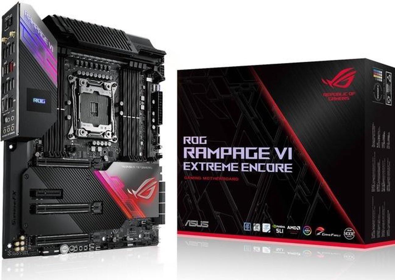 Main image of ASUS ROG Rampage VI Extreme Encore LGA 2066 Intel X299 Extended ATX Intel Motherboard