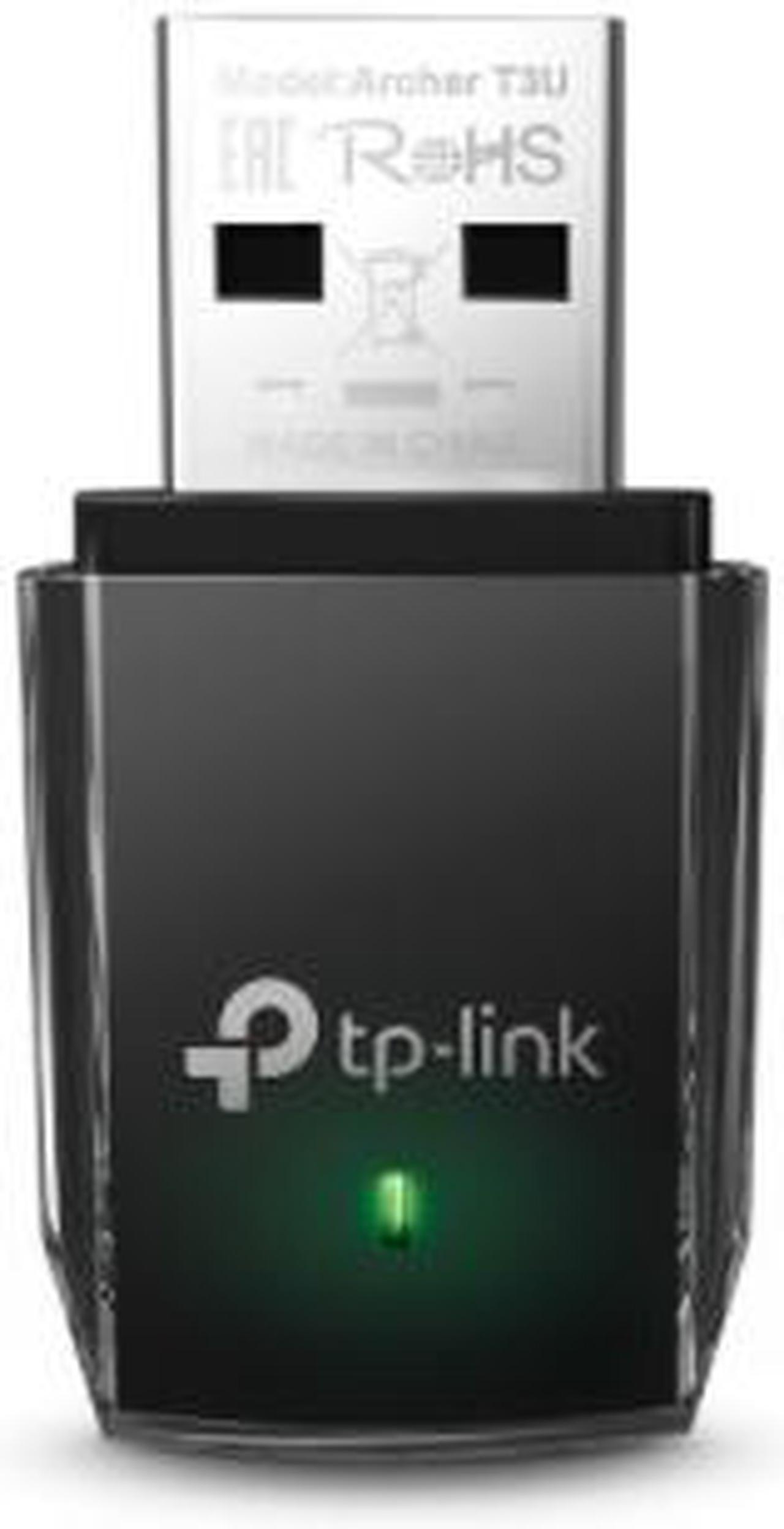 TP-Link Archer T3U AC1300 Mini Wireless MU-MIMO USB Adapter IEEE 802.11ac, IEEE 802.11a/b/g/n USB 3.0 867 Mbps at 5 GHz
400 Mbps at 2.4 GHz Wireless Data Rates