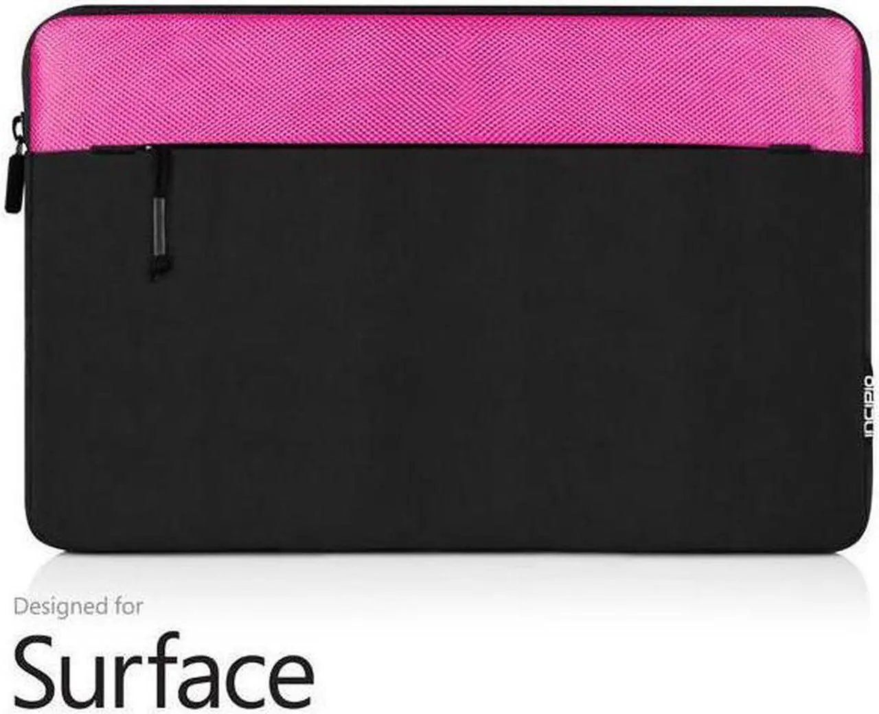 Alt view image 2 of 5 - Incipio Nylon Sleeve Case Designed for Microsoft Surface Black/Magenta