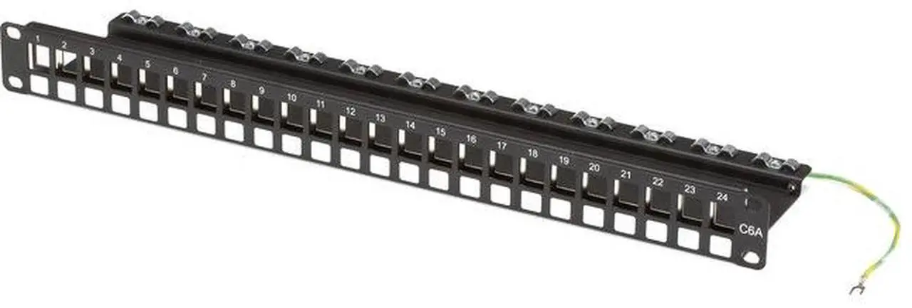 Alt view image 5 of 9 - PATCH PANEL - CAT6A, 1U, 24-PORT, GSA, TAA, 45 DAY STANDARD RETURN POLICY
