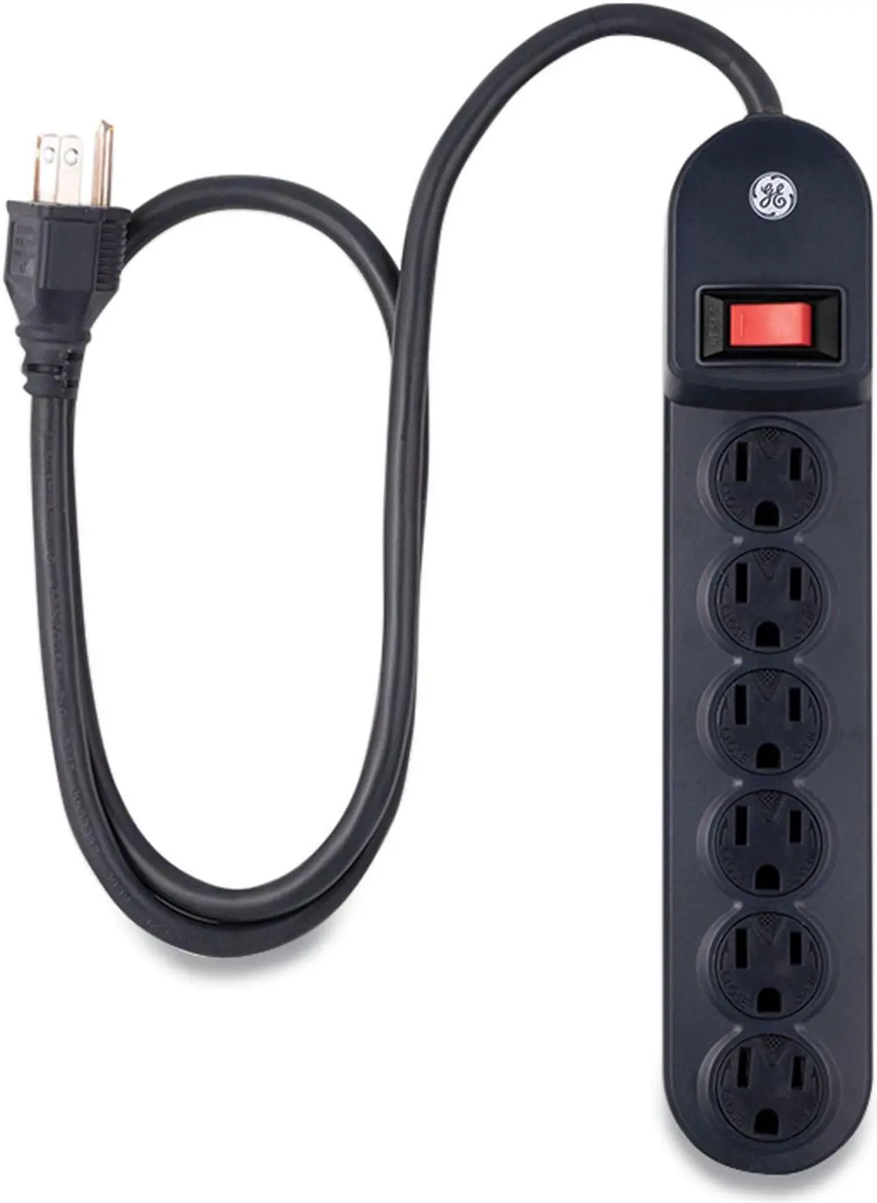 Alt view image 2 of 3 - Ge Jashep56223 6-Outlet Grounded Power Strip