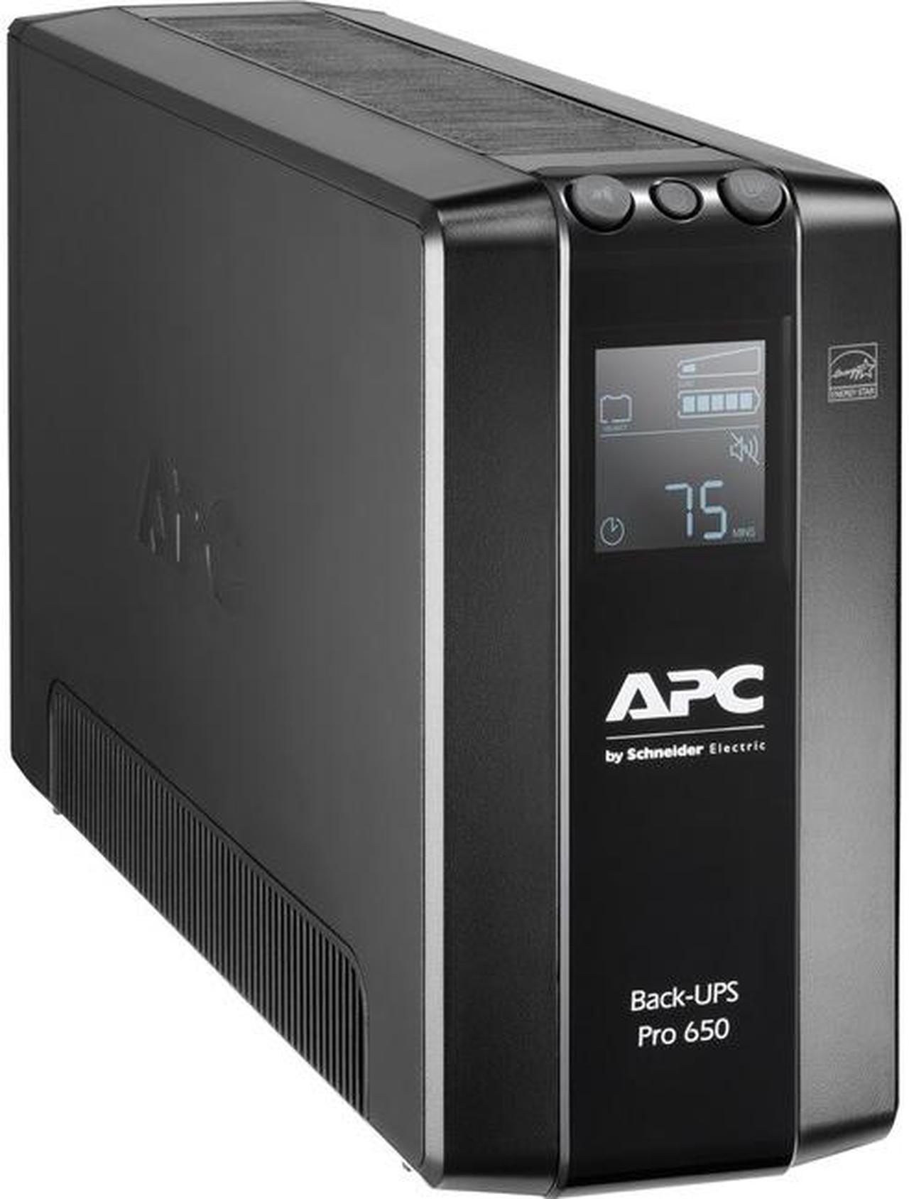 APC by Schneider Electric Back-UPS Pro BR650MI 650VA Tower UPS