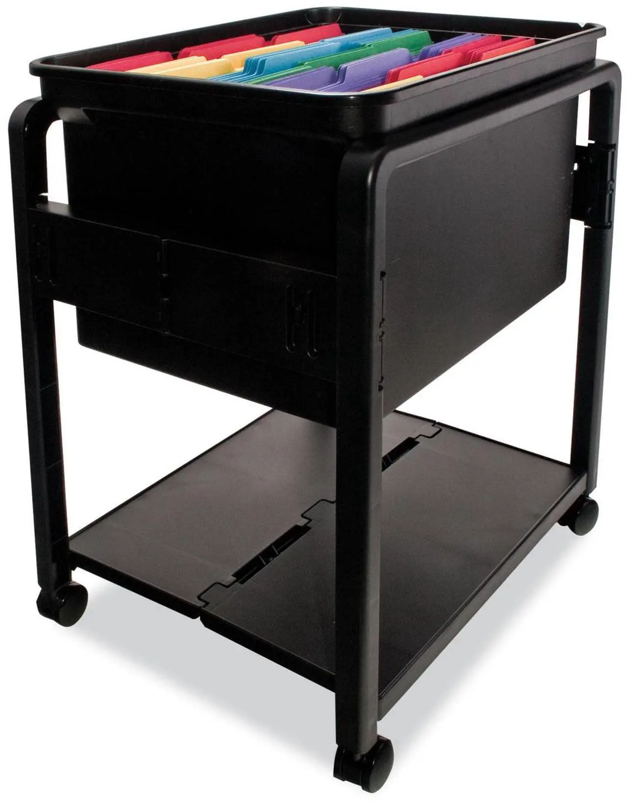 Alt view image 11 of 11 - Advantus Folding Mobile Filing Cart
