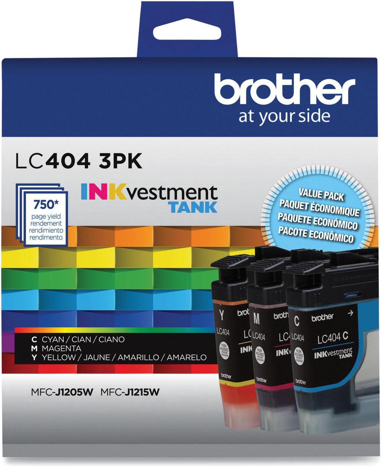 Brother LC4043PK INKvestment Ink Cyan/Magenta/Yellow 3/Pack LC4043PKS