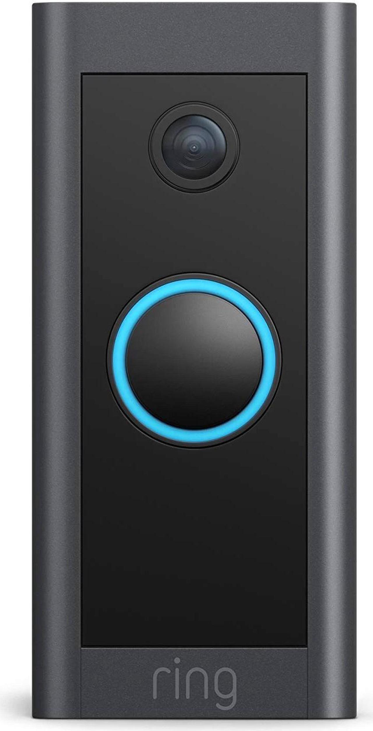 Alt view image 6 of 20 - Ring Wi-Fi Video Doorbell Wired - Black