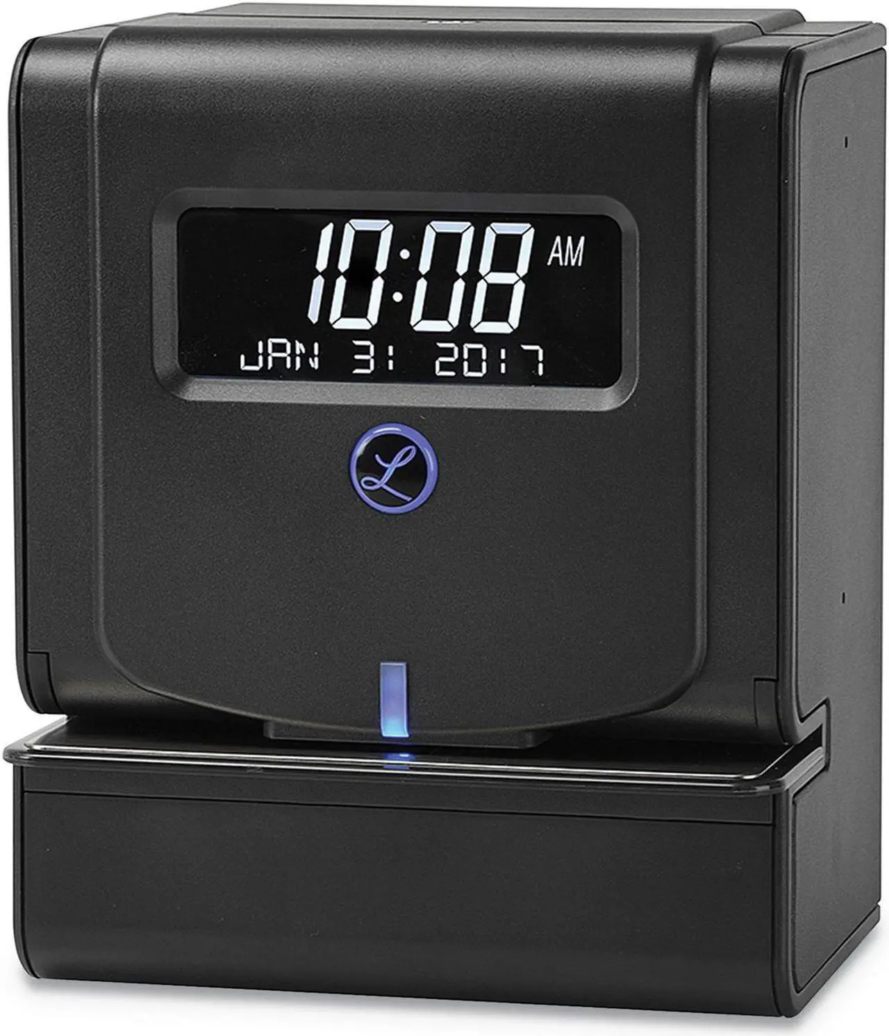Alt view image 4 of 4 - Lathem Time Clock Thermal Print 6"Wx8"Lx9-3/4"H Black 2100HD