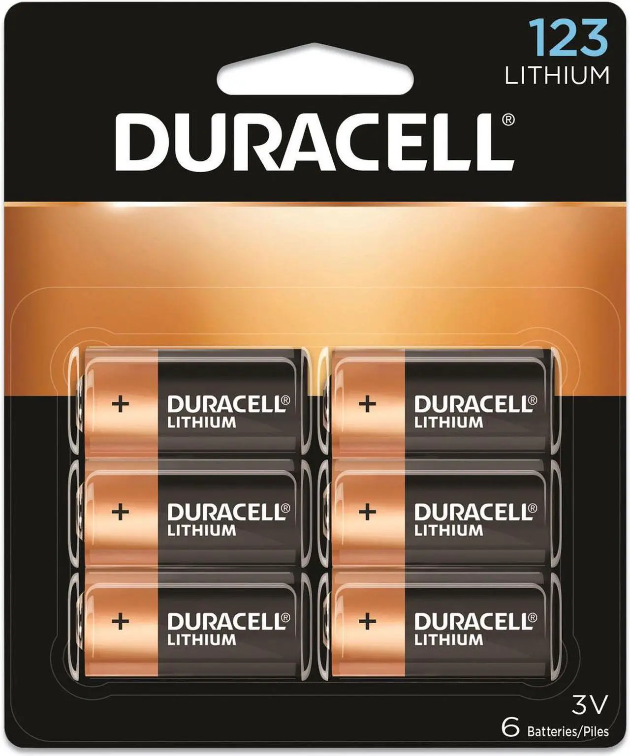 Alt view image 3 of 7 - Duracell Specialty High-Power Lithium Batteries 123 3 V 6/Pack DL123AB6PK