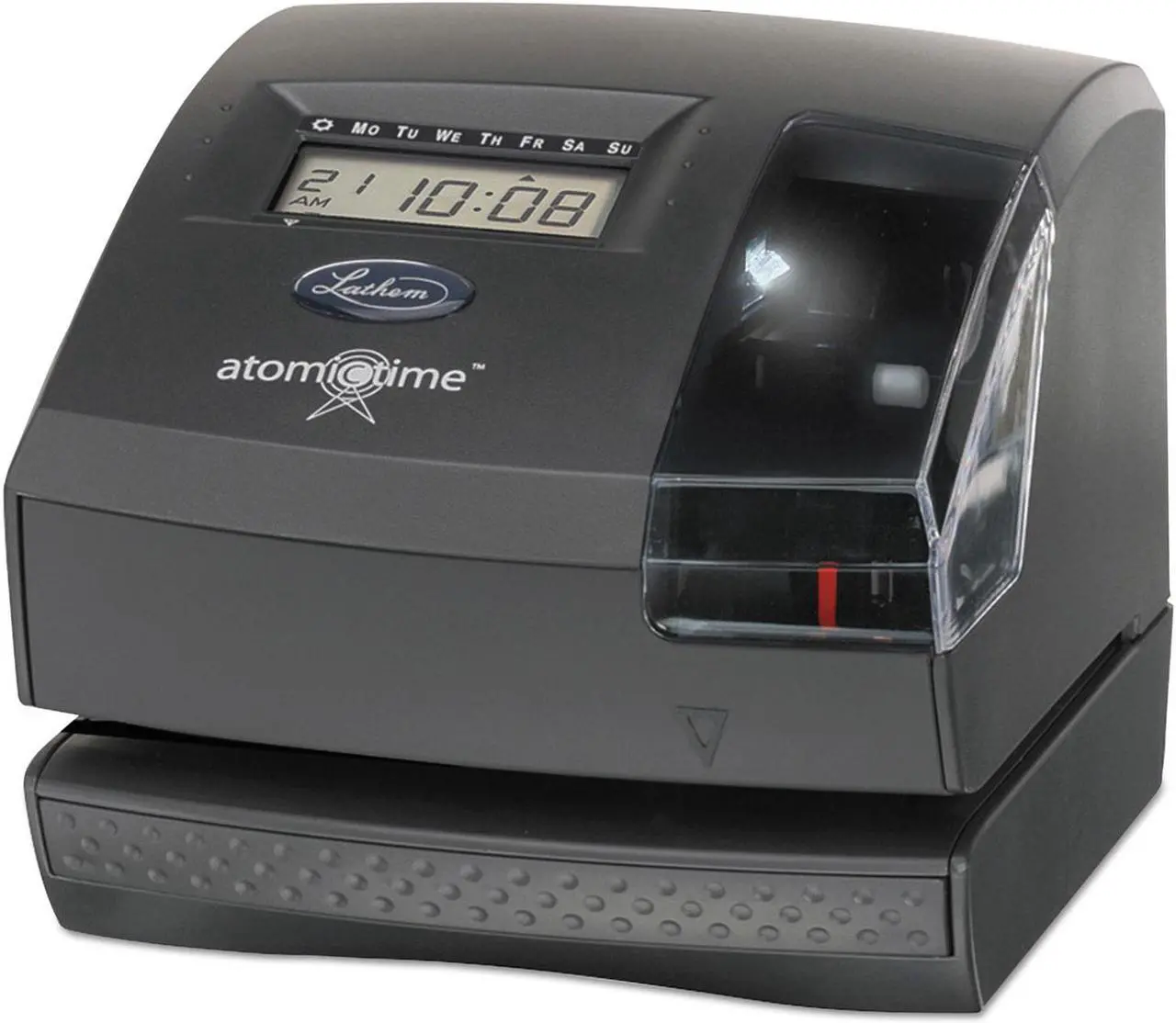 Alt view image 9 of 15 - 1600E Wireless Atomic Time Recorder with Tru-Align Feature Dark Gray