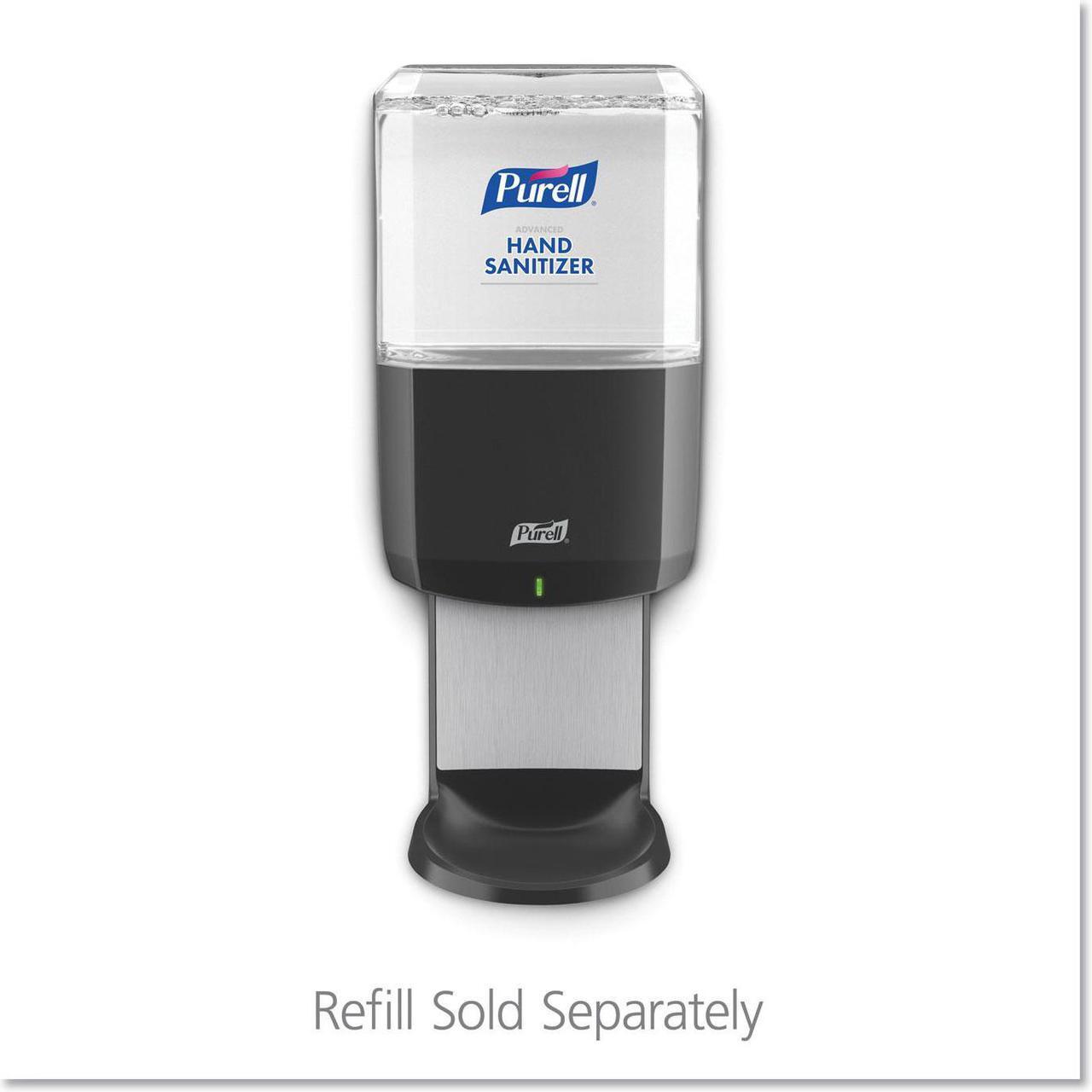 Alt view image 8 of 14 - Purell® ES6 Wall-Mount Touchless Hand Sanitizer Dispenser, Graphite