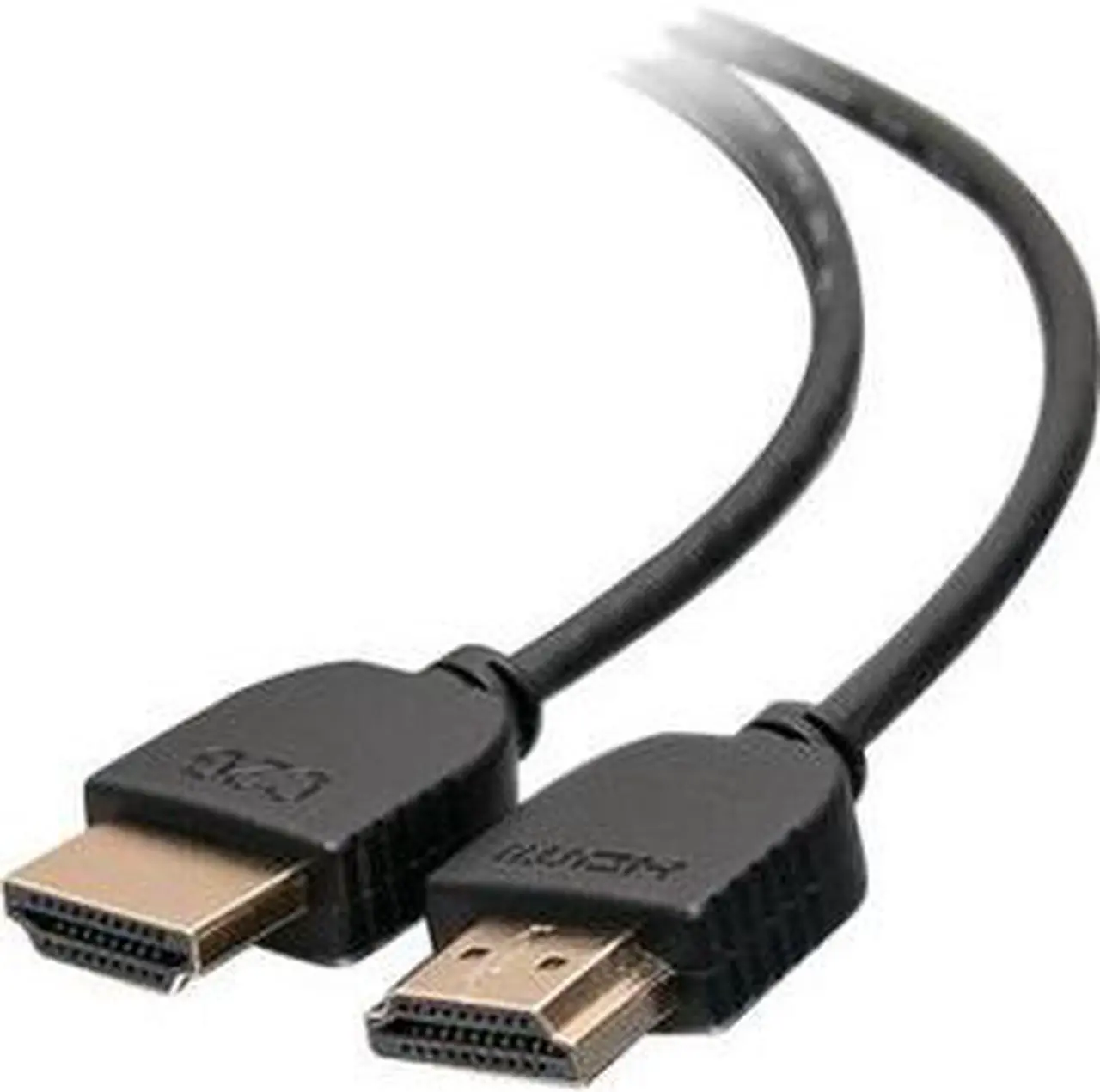 Alt view image 5 of 6 - C2G 10ft (3m) Flexible Standard Speed HDMI Cable with Low Profile Connectors - 10 ft HDMI A/V Cable for Computer, Monitor, Projector, Home Theater System, HDTV, Gaming Console, Audio/Video Device, Blu