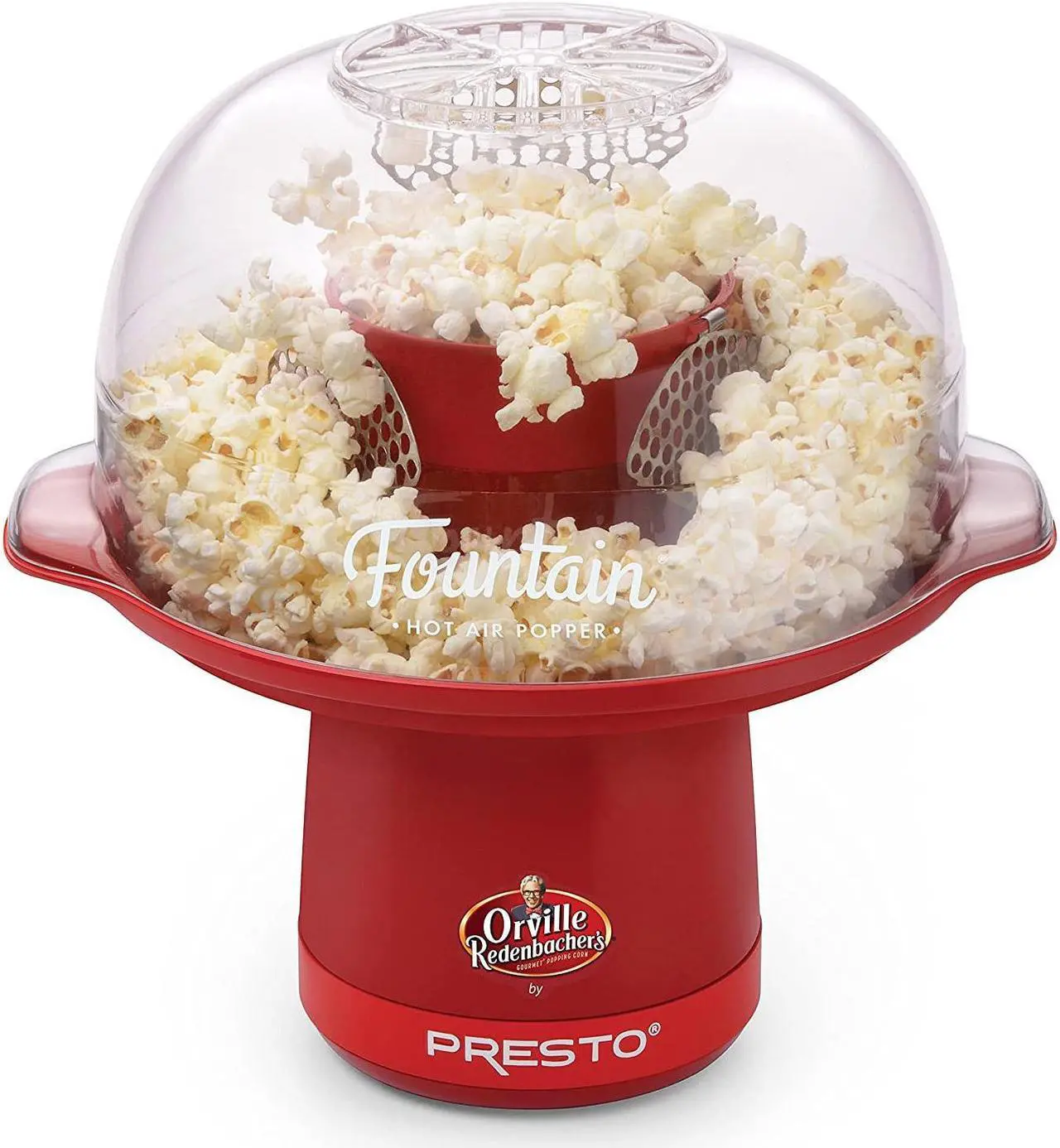 Alt view image 16 of 20 - PRESTO 04868 Orville Redenbacher's Fountain Hot Air Popper, Red