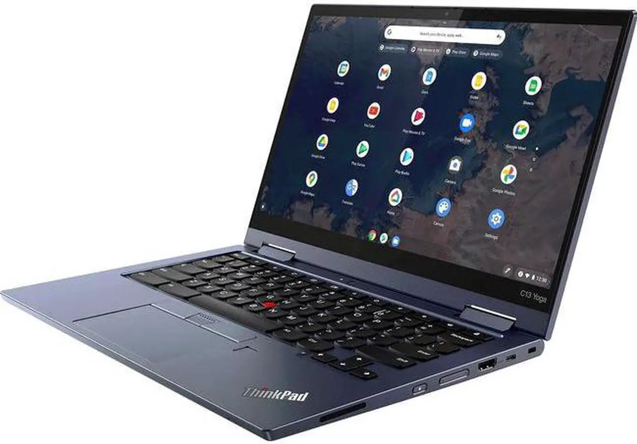 Alt view image 7 of 8 - Lenovo ThinkPad C13 Yoga Chromebook Laptop, 13.3" FHD IPS Touch  300 nits, Ryzen 7 3700C,  AMD Radeon Graphics, 16GB, 256GB SSD, Chrome Os