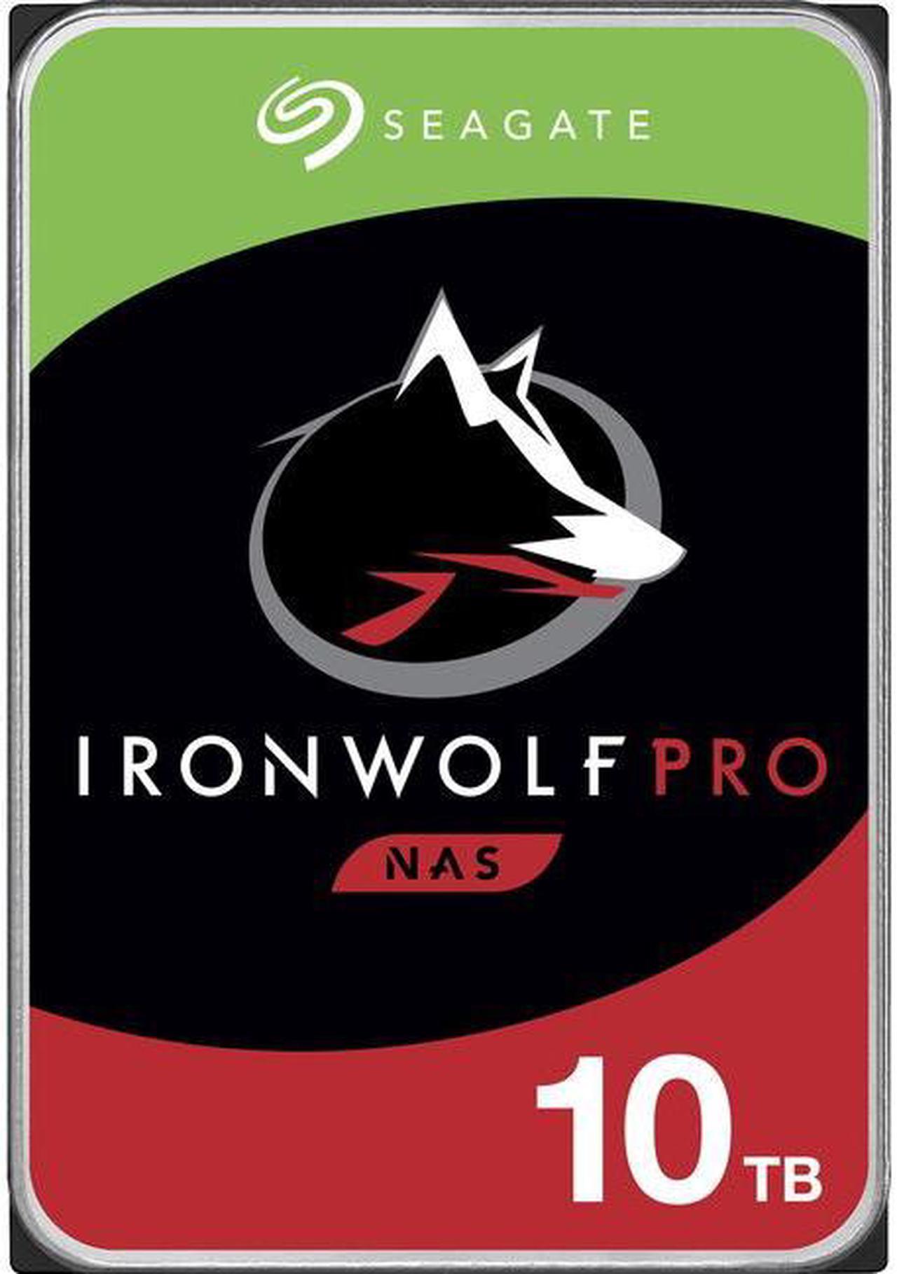 Seagate IronWolf Pro ST10000NE000 10TB 7200 RPM 256MB Cache SATA 6.0Gb/s 3.5" Hard Drive Bare Drive