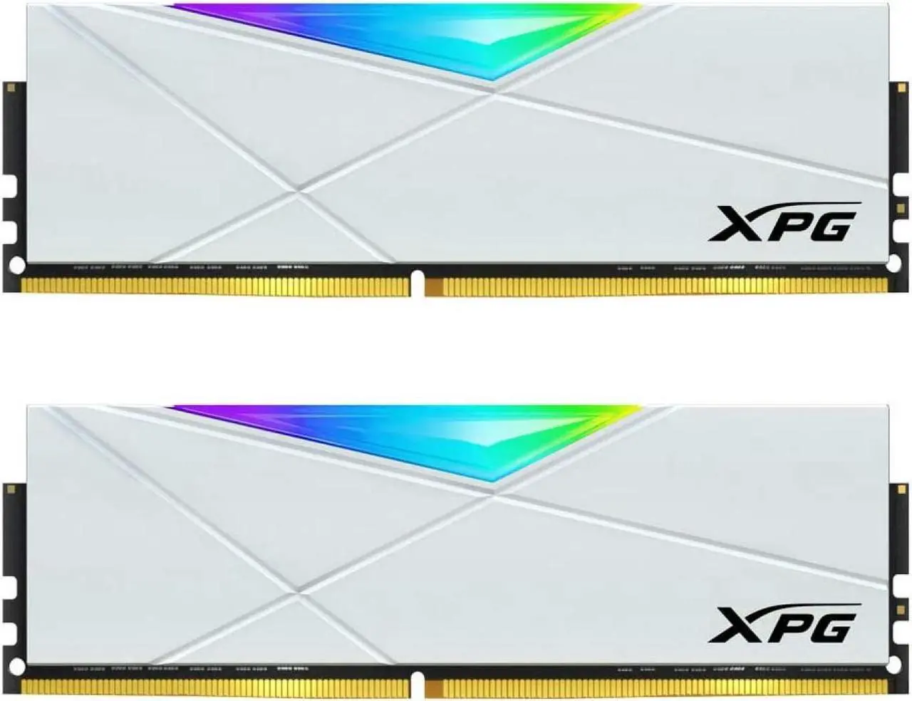 Main image of XPG SPECTRIX D50 RGB Desktop Memory: 16GB (2x8GB) DDR4 3200MHz CL16 White
