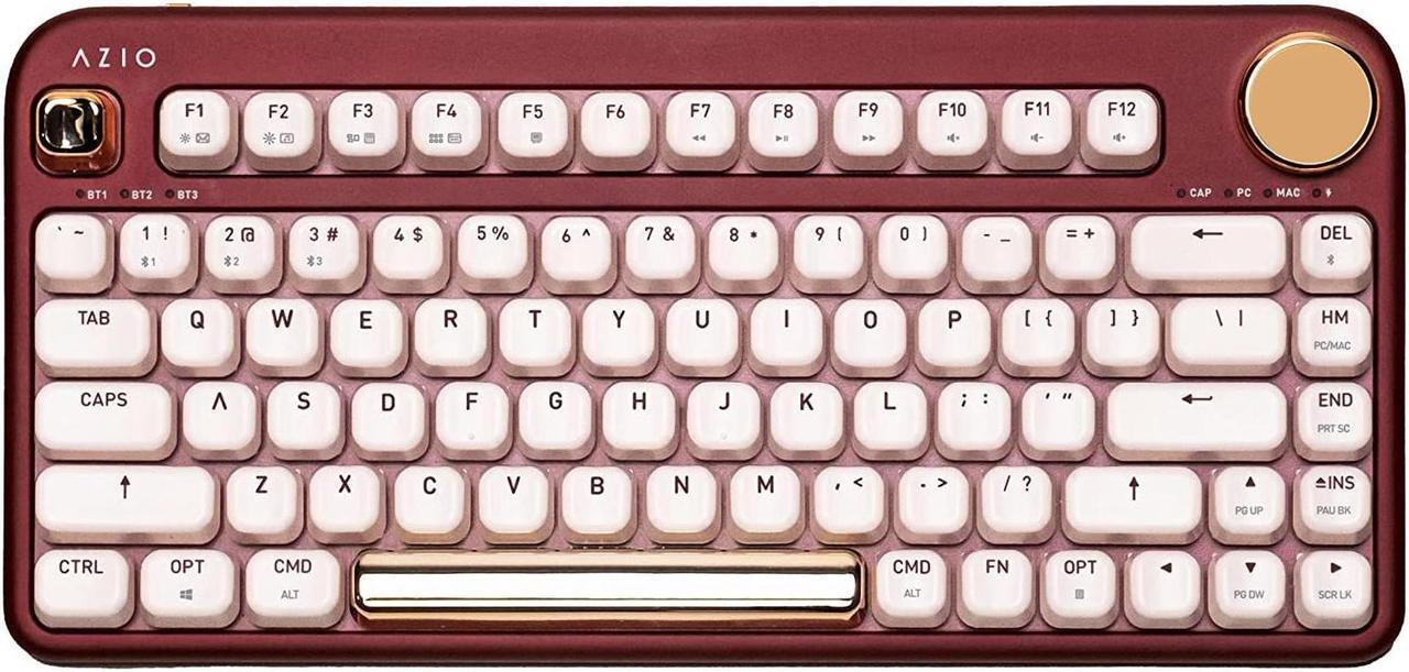 Main image of AZIO IZO Wireless Bluetooth Mechanical Keyboard Baroque Rose